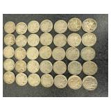 35 Buffalo Nickles