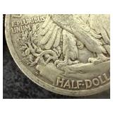 4 1942 Walking Liberty Half Dollars