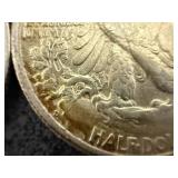 4 1945 Walking Liberty Half Dollars