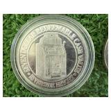 Mixed Lot - Tokens, Foreign Coins, Novelty Pennies, Stamps