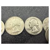 Full Roll (40) Silver Washington Quarters