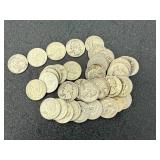 Full Roll (40) Silver Washington Quarters