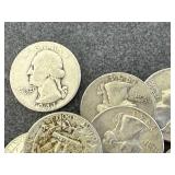 Full Roll (40) Silver Washington Quarters