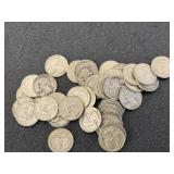 Full Roll (40) Silver Washington Quarters