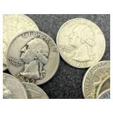 Full Roll (40) Silver Washington Quarters