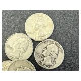 Full Roll (40) Silver Washington Quarters