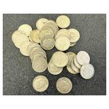 40 Silver Roosevelt Dimes