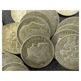 40 Silver Roosevelt Dimes
