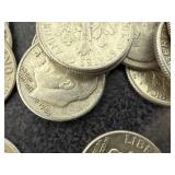 40 Silver Roosevelt Dimes