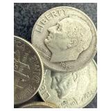 40 Silver Roosevelt Dimes