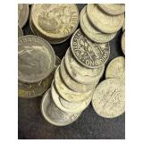 40 Silver Roosevelt Dimes