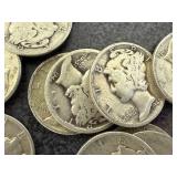 40 Mercury Dimes
