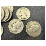 40 Silver Washington Quarters