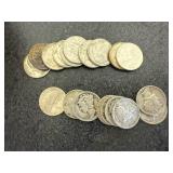 10 Mercury Dimes & 10 Silver Roosevelt Dimes