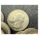 20 Silver Washington Quarters