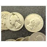 20 Silver Washington Quarters