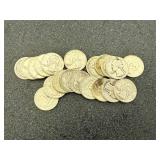 20 Silver Washington Quarters