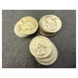 15 Silver Washington Quarters