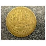 1906 Indian Head Penny, Ashley ND Phillips 66 Token, Cracker Jacks Token, Steel Penny, Susan B Dollars