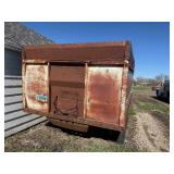 Gooseneck Frontier Box Mounted on 2 10,000# Axels with Hoist