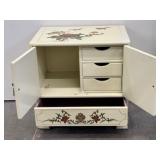 Vintage Asian Chinoiserie Nightstand