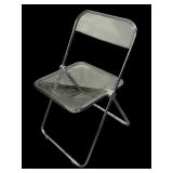 Set of Six Vintage Lucite Folding Chairs