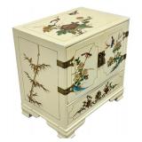 Vintage Asian Chinoiserie Nightstand