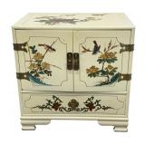 Vintage Asian Chinoiserie Nightstand