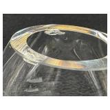 Vintage Etched Glass Vases including a Vintage Kosta Boda Etched Glass Vase