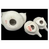 Set of Three Vintage Bird Figurines, Made in USSR