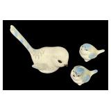 Set of Three Vintage Bird Figurines, Made in USSR