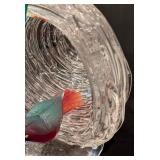 Large Pino Signoretto Murano Glass Birds Nest