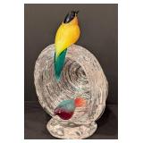 Large Pino Signoretto Murano Glass Birds Nest