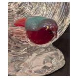 Large Pino Signoretto Murano Glass Birds Nest