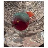 Large Pino Signoretto Murano Glass Birds Nest