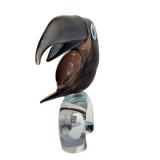 Mid-Century Modern Murano Glass Art Tucan Sculpture by Licio Zanetti