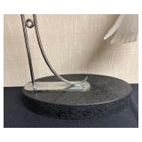 Pino Signoretto Cockatoo in Silky Glass / Hand Blown Pino Signoretto Art Glass Cockatoo Figurine