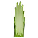 26" Vintage Swung Vase - LE Smith - Diamond Butt - Avocado