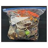 Bits and Babbles ~ Gallon Bag Filled with Costume Jewelry for Repurpose