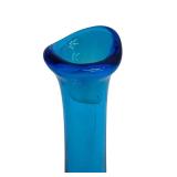 Vintage Hobnail Fenton Swung Vase Colonial Blue 10 Inch  Art Glass Vase