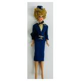 Vintage 1962 Mattel Barbie Bubble Cut American Airlines Stewardess