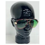Vintage Green Tinted  Aviator Style Sunglasses