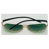 Vintage Green Tinted  Aviator Style Sunglasses
