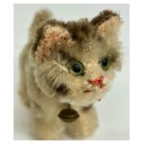 Vintage Steiff Dog and Tabby Cat