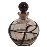 Vintage Art Nouveau Glass Perfume Bottle