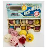 Vintage Ice GLOW Christmas Snowball Light Bulbs