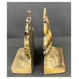 Pair of Vintage Philadelphia Mfg. Co. Metal Sailing Ship Book Ends