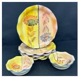 Beautiful Hand Painted Italian Plates and Bowls