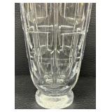 Signed "Thousand Windows" Crystal Vase by Orrefors Designed by Simon Gate