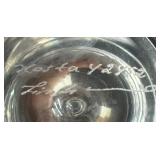 Two Vintage Signed Etched Crystal Vases by Kosta Boda and More